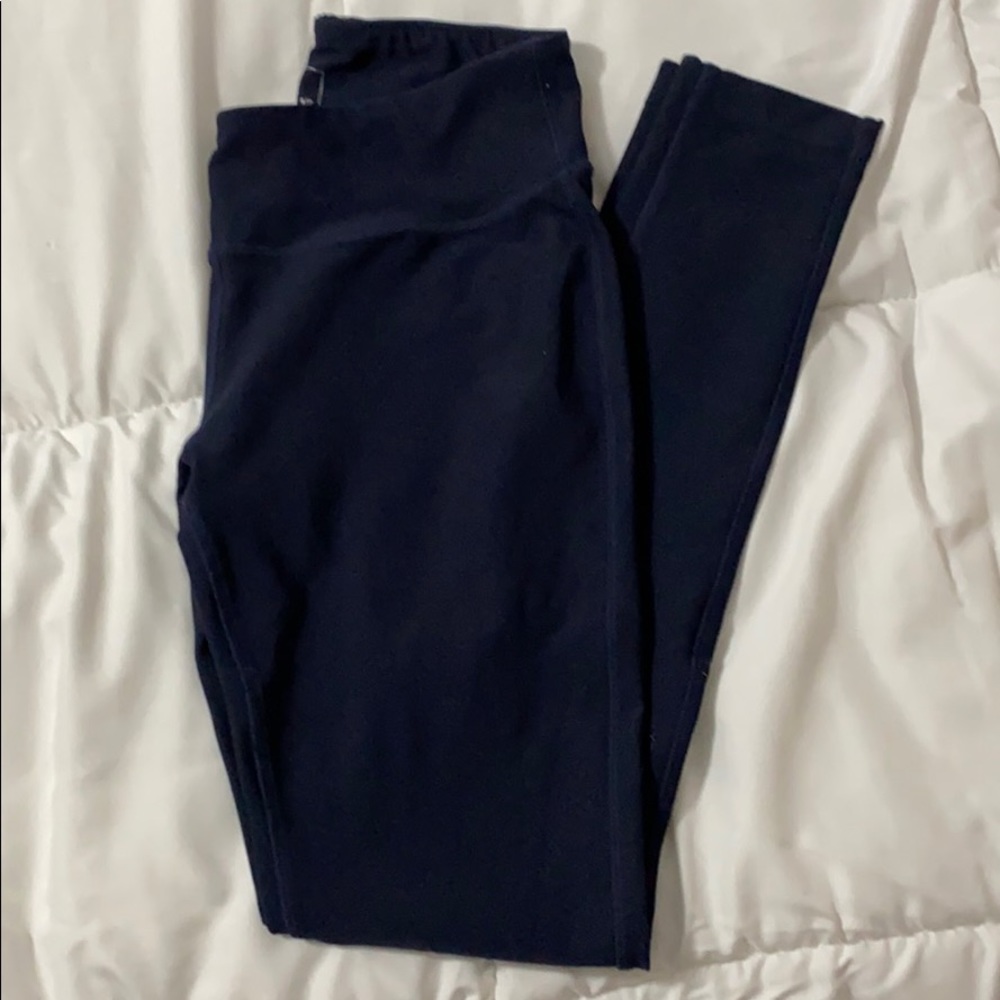 Navy blue leggings